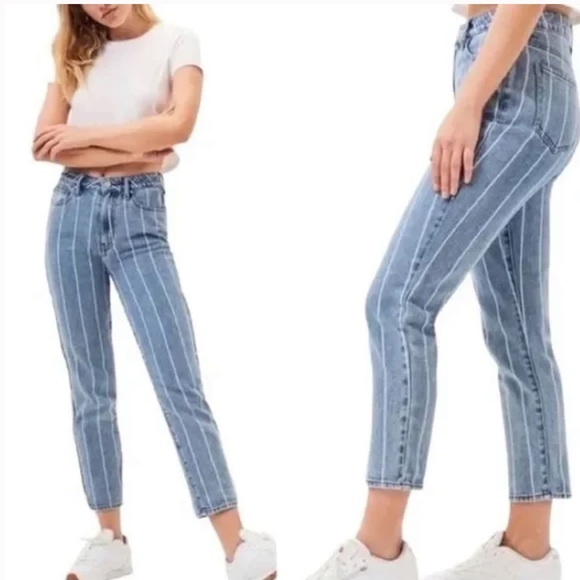 PacSun High Rise Mom Jeans In Railroad - Picture 2 of 16